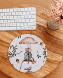 Flying High Mouse Pad: Hand-Printed Desk Accessory