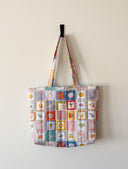Handmade quilted toted | cotton market tote