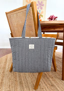 Handmade quilted toted | cotton market tote