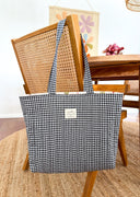 Handmade quilted toted | cotton market tote