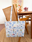 Handmade quilted toted | cotton market tote