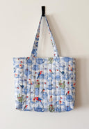 Handmade quilted toted | cotton market tote