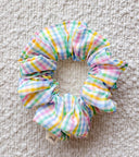 Easter Gingham Scrunchie: XL or Regular, Handmade