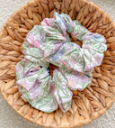 Easter Garden Scrunchie: XL or Regular, Handmade