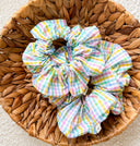 Easter Gingham Scrunchie: XL or Regular, Handmade