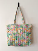 Handmade quilted toted | cotton market tote