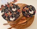 Cotton Bowl Covers: Washable, Reusable, Eco-Friendly (Set of Two)