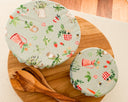 Cotton Bowl Covers: Washable, Reusable, Eco-Friendly (Set of Two)
