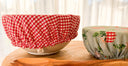 Cotton Bowl Covers: Washable, Reusable, Eco-Friendly (Set of Two)
