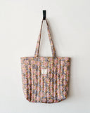 Handmade quilted tote | cotton market tote