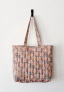 Handmade quilted tote | cotton market tote