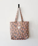 Handmade quilted tote | cotton market tote
