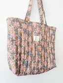 Handmade quilted tote | cotton market tote