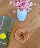 Wooden Coaster | Honey Bee | eco friendly