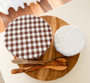 Reusable Cotton Bowl Covers: Eco-Friendly Food Storage - Set of 2