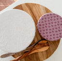 Reusable Cotton Linen Bowl Covers: Eco-Friendly Food Storage - Set of 2