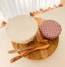 Reusable Cotton Linen Bowl Covers: Eco-Friendly Food Storage - Set of 2