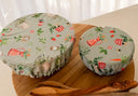 Cotton Bowl Covers: Washable, Reusable, Eco-Friendly (Set of Two)