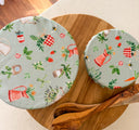 Cotton Bowl Covers: Washable, Reusable, Eco-Friendly (Set of Two)