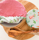 Cotton Bowl Covers: Washable, Reusable, Eco-Friendly (Set of Two)