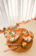 Cotton Bowl Covers: Washable, Reusable, Eco-Friendly (Set of Two)