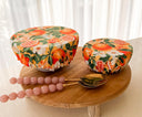 Cotton Bowl Covers: Washable, Reusable, Eco-Friendly (Set of Two)