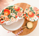 Cotton Bowl Covers: Washable, Reusable, Eco-Friendly (Set of Two)