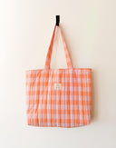 Handmade quilted tote | cotton market tote