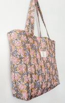 Handmade quilted tote | cotton market tote