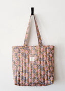 Handmade quilted tote | cotton market tote