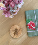 Wooden Coaster | Honey Bee | eco friendly