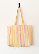 Handmade quilted tote | cotton market tote