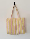 Handmade quilted tote | cotton market tote