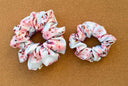 Handmade XL Satin Scrunchie: Sakura Hair Tie