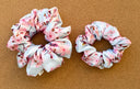 Handmade XL Satin Scrunchie: Sakura Hair Tie
