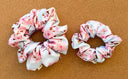 Handmade XL Satin Scrunchie: Sakura Hair Tie
