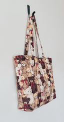 Handmade quilted tote | cotton market tote