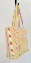 Handmade quilted tote | cotton market tote