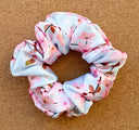 Handmade XL Satin Scrunchie: Sakura Hair Tie