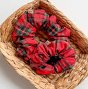 Tartan Scrunchie | plaid scrunchie | Christmas gifts | holiday scrunchies
