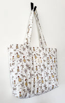 Handmade quilted tote | cotton market tote