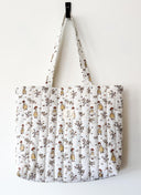 Handmade quilted tote | cotton market tote