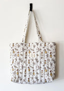 Handmade quilted tote | cotton market tote