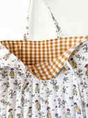 Handmade quilted tote | cotton market tote