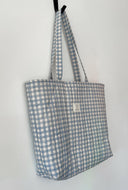 Handmade quilted tote | cotton market tote