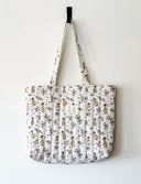 Handmade quilted tote | cotton market tote