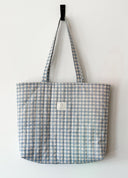 Handmade quilted tote | cotton market tote