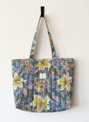 Handmade quilted tote | cotton market tote