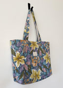 Handmade quilted tote | cotton market tote