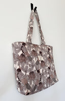 Handmade quilted tote | cotton market tote